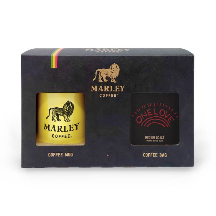 Marley Coffee One Love Gift Box & Marley Coffee Mug, From The Family of Bob Marley, Organic for wholesale by MCEU Limited