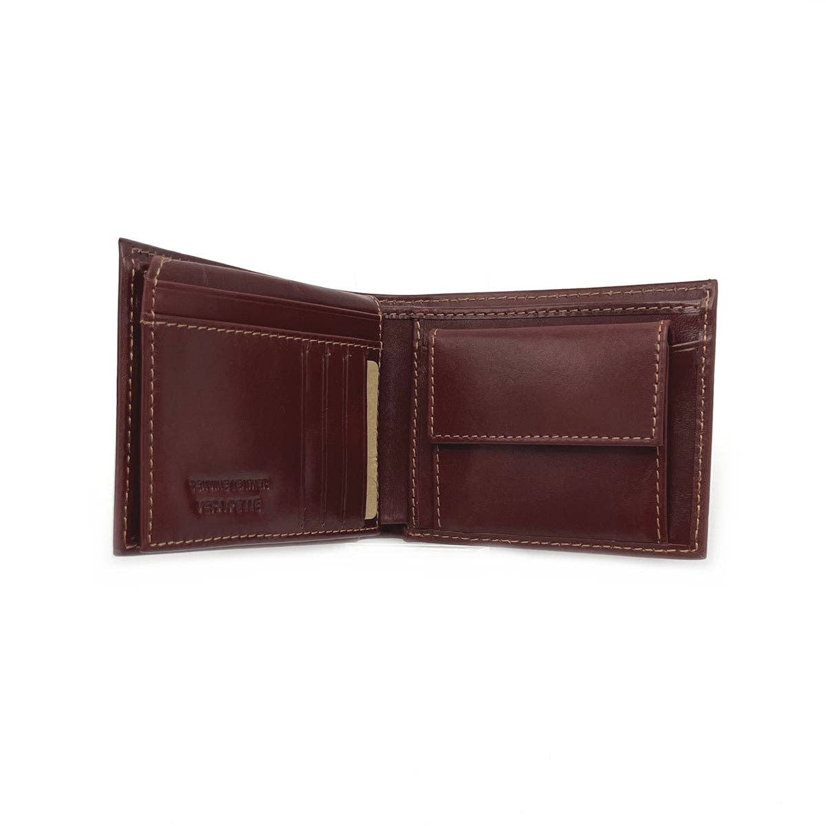 Suie Valentini srl - Vente Portefeuille – homme - Portefeuille en cuir matelassé pour homme, art. 589922