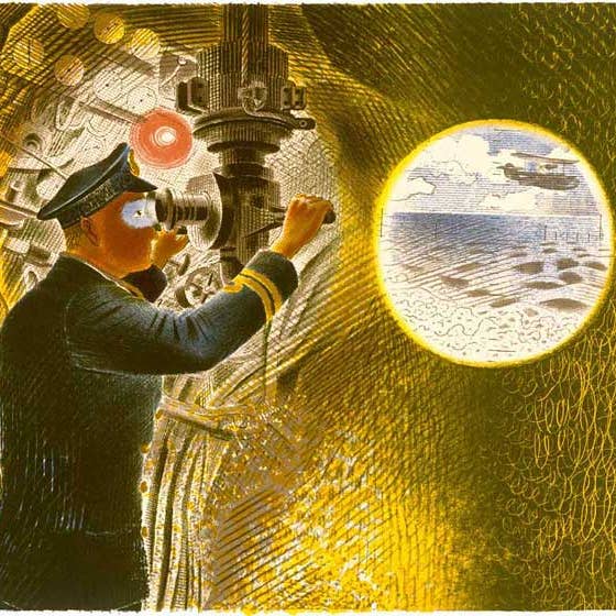 RAVILIOUS, ERIC — COMANDANTE DE UM SUBMARINO (1941) por atacado de Bookroom Art Press