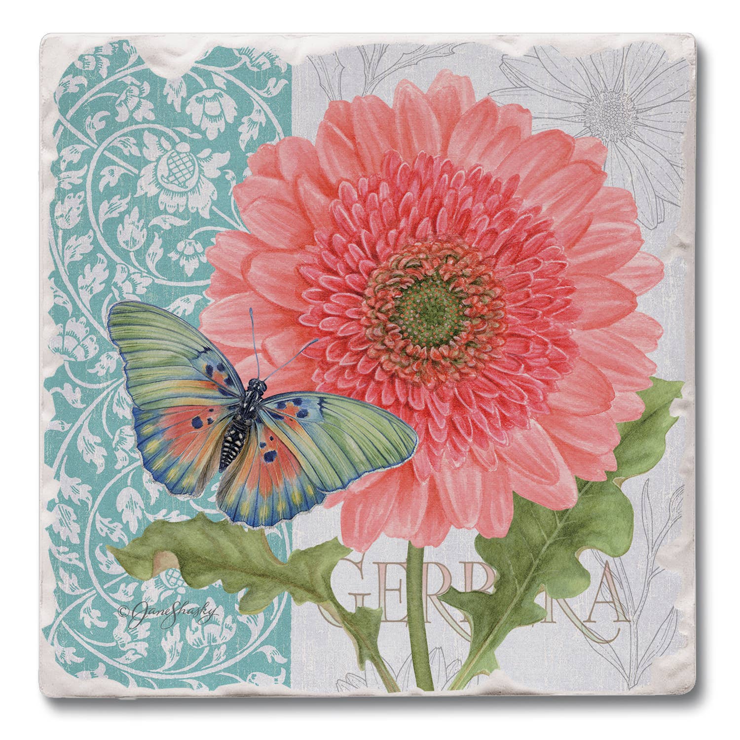 CounterArt/Highland Home/Thirstystone - Venta al por mayor Expositor - Hogar - Expositor de posavasos individual preempaquetado de Fresh Botanicals1