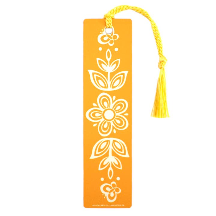 Butterfly Gold Pyrex Inspired Bookmark for wholesale by Lucky Mfg. Co.