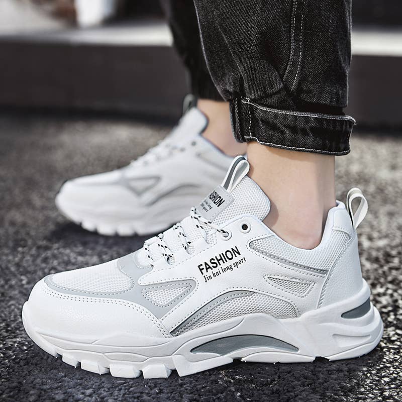 Calseosvic - Wholesale Lifestyle Sneakers - Men's - White Daddy Sports and Leisure Sneakers2