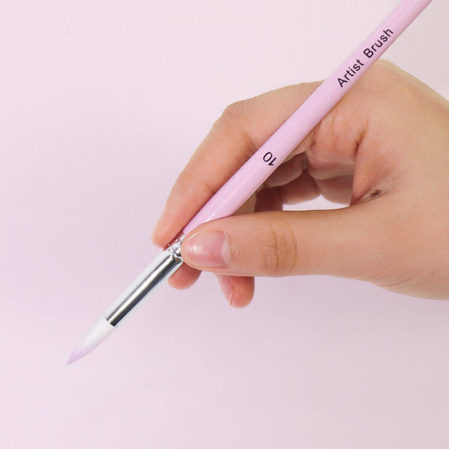 Paint Your Numbers - Wholesale Paint/Wax Brush - 6-Piece Set of Pink Brushes1