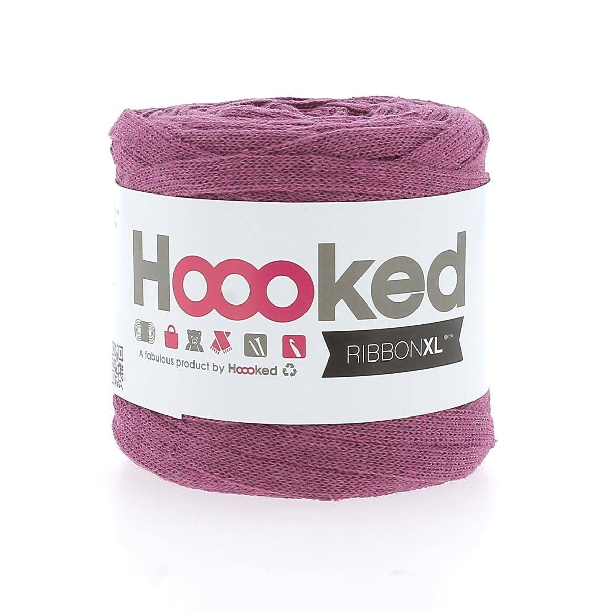 Hoooked Yarns - Vendita all'ingrosso Lana - Filo di tessuto riciclato Ribbon XL 125 g40