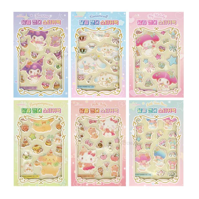 K-Wonderland - Wholesale Sticker - Sanrio Sweet Candy Rare Design Sticker Pack8
