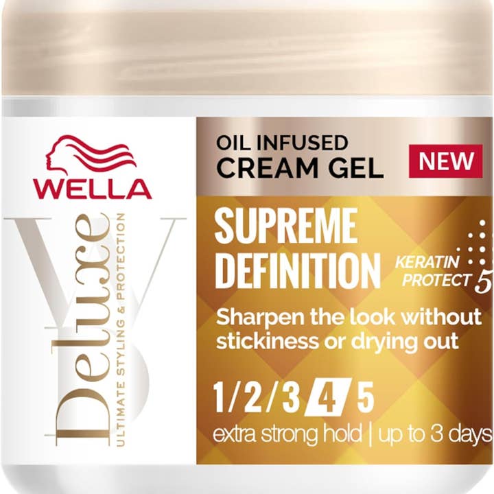 Wella Deluxe Supreme Definition Oil Infused Cream Gel, 150ml for wholesale by Beauty Goddess