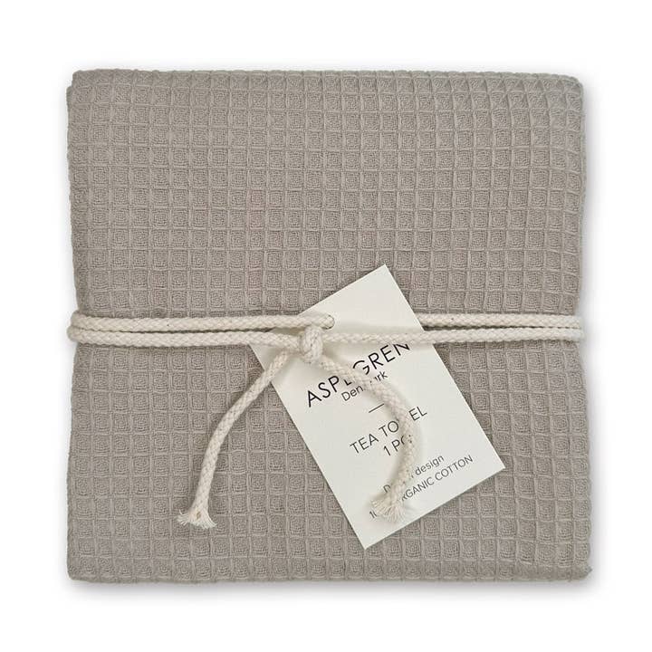 Tea Towel - 100% Organic Cotton - North - Steel Gray for wholesale by Aspegren Denmark