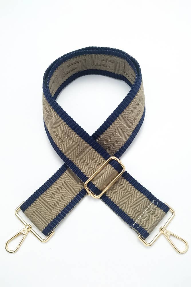 Hana - Vente Sangle pour sac – femme - Sangle pour sac à motif géométrique0