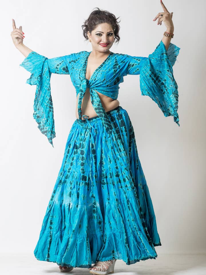 Tribal Gypsy Set Turkoois voor wholesale door Senoritas Tribal Designs