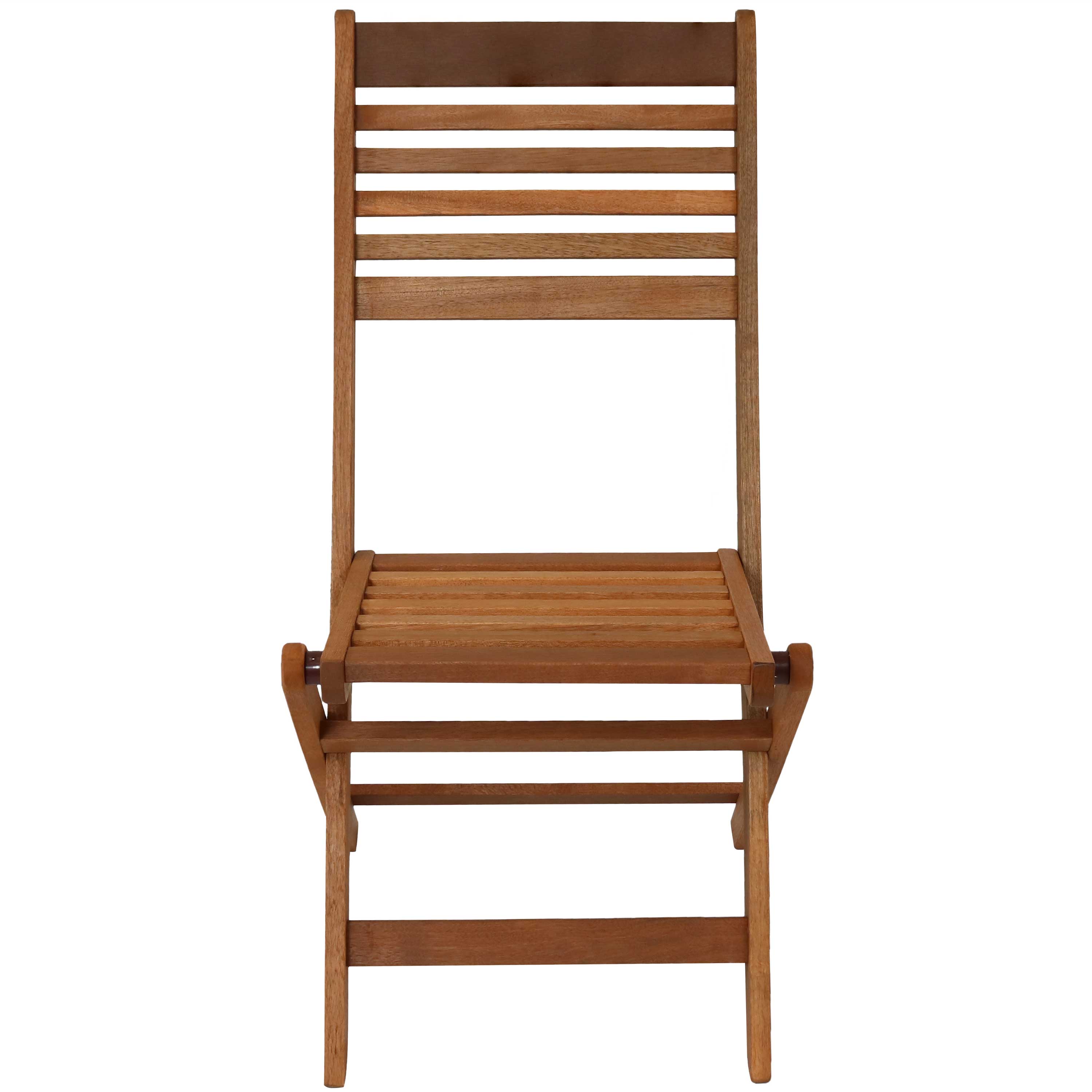 Sunnydaze Decor - Wholesale Patio Chair - Meranti Wood Folding Patio Dining Chair - Set of 29