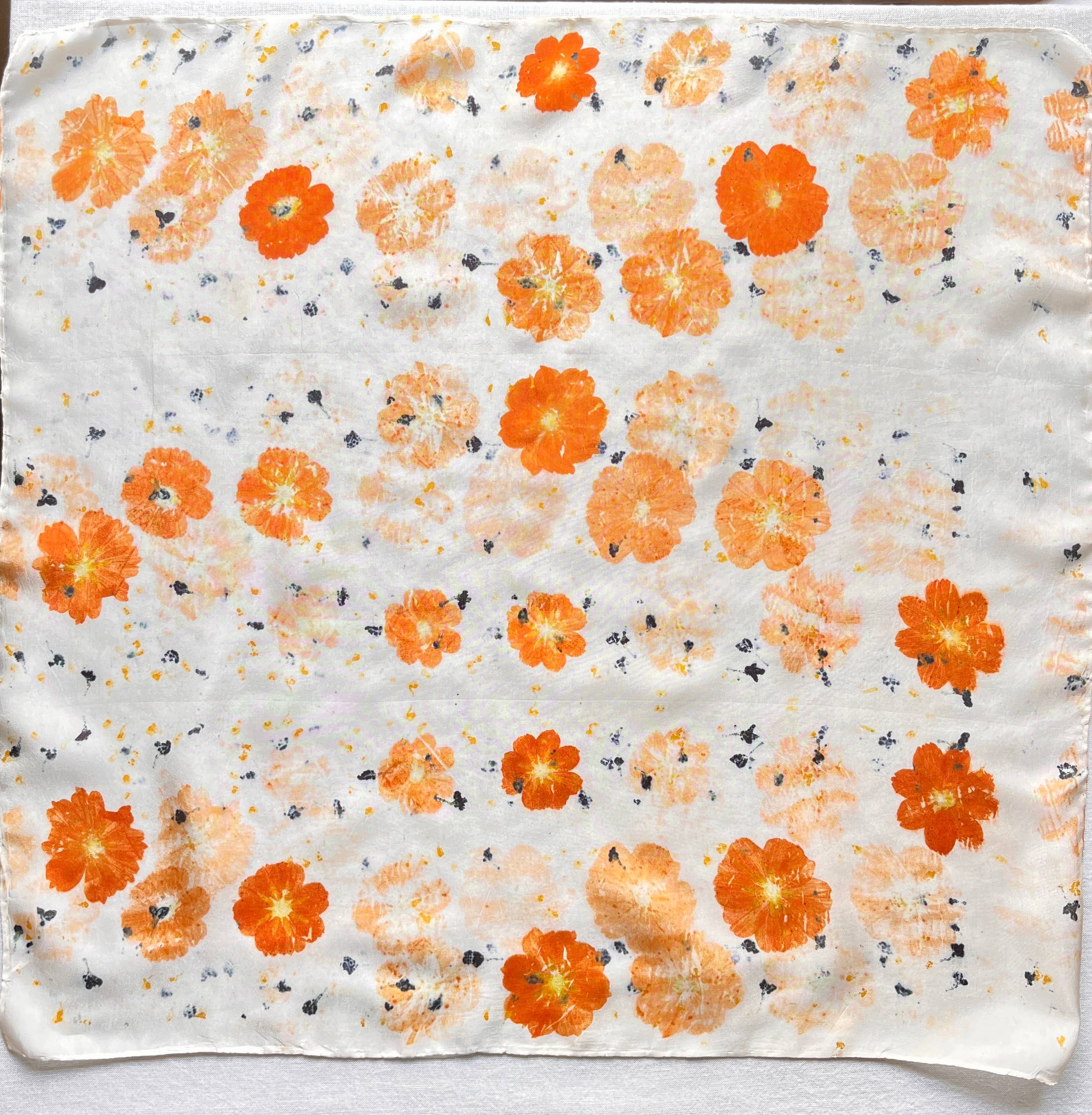 Vive Textiles - Wholesale Bandana - Unisex - Naturally Dyed Silk Bandana Scarf - Abby4