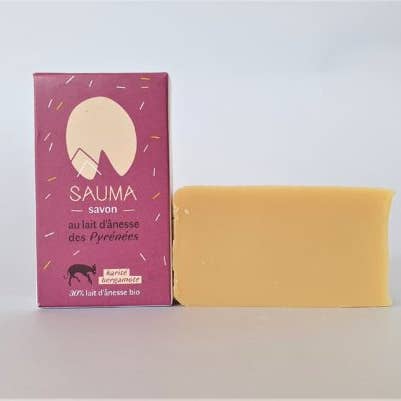 SAUMA – wholesale Bar Soap – 30% Organic Donkey Milk Soap - Bergamot 100 grams