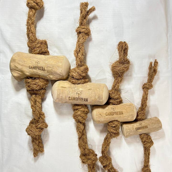 CANOPHERA LLC - Wholesale Pet Chew Toy - Dog - Shelf Display Coffee & Coco Wood Dog Chew 16-piece.