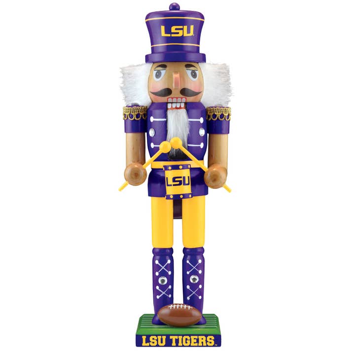 Masterpieces Puzzles - Wholesale Holiday Nutcracker - LSU Tigers - Collectible Nutcracker