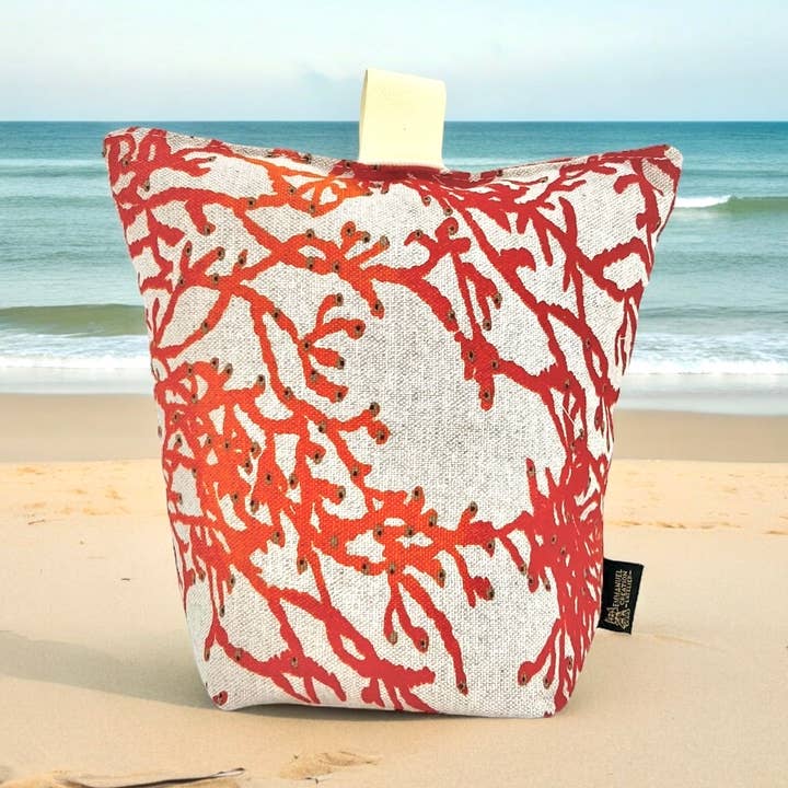 Emmanuel Création - Wholesale Door Stop - Bag holder, “Caledonia” coral0