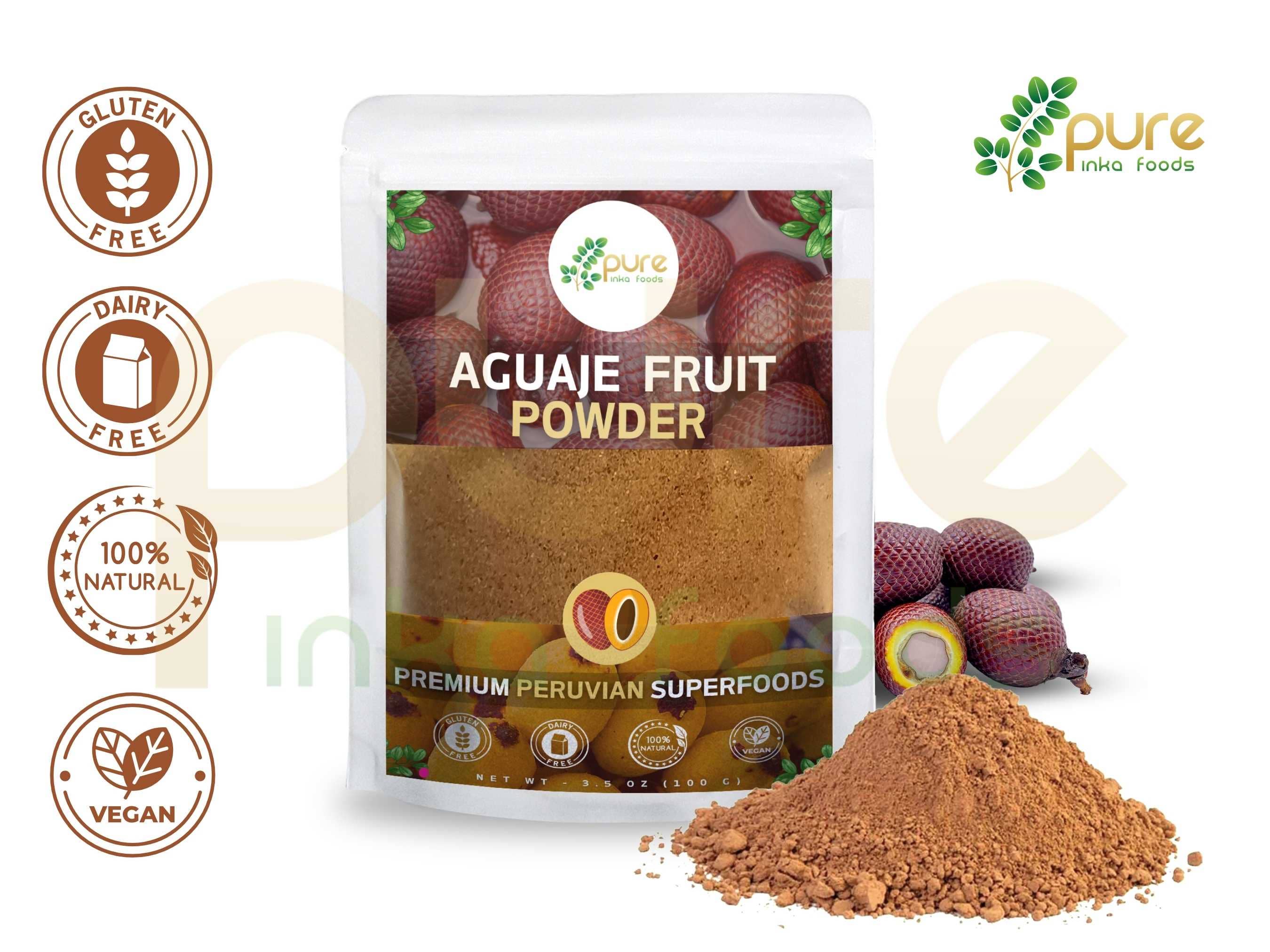 Pure Inka Foods - Vendita all'ingrosso Proteine/superfood in polvere - Polvere di Frutta di Aguaje | Frutto Curvy | Buriti all'Ingrosso6