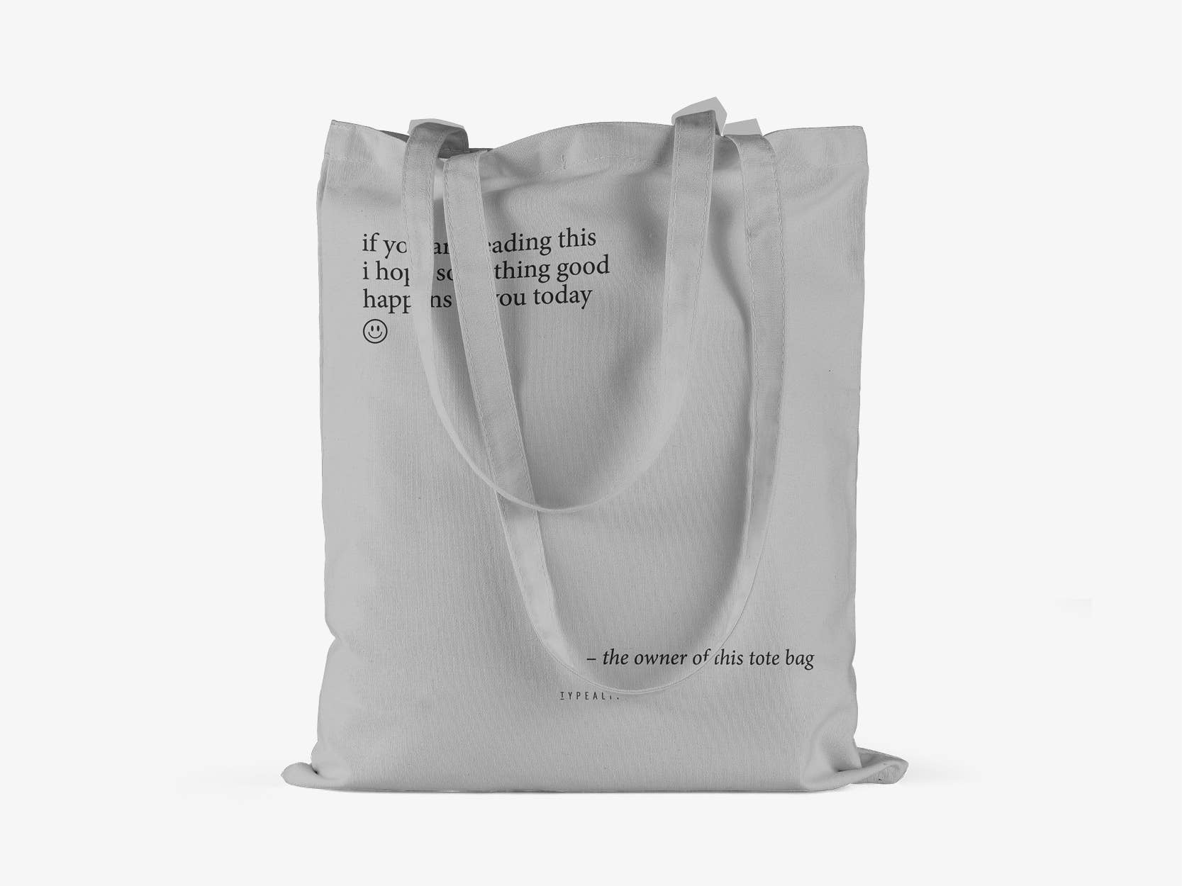 typealive - Vendita all'ingrosso Borsa tote - Unisex - Borsa in cotone 'Something Good'2