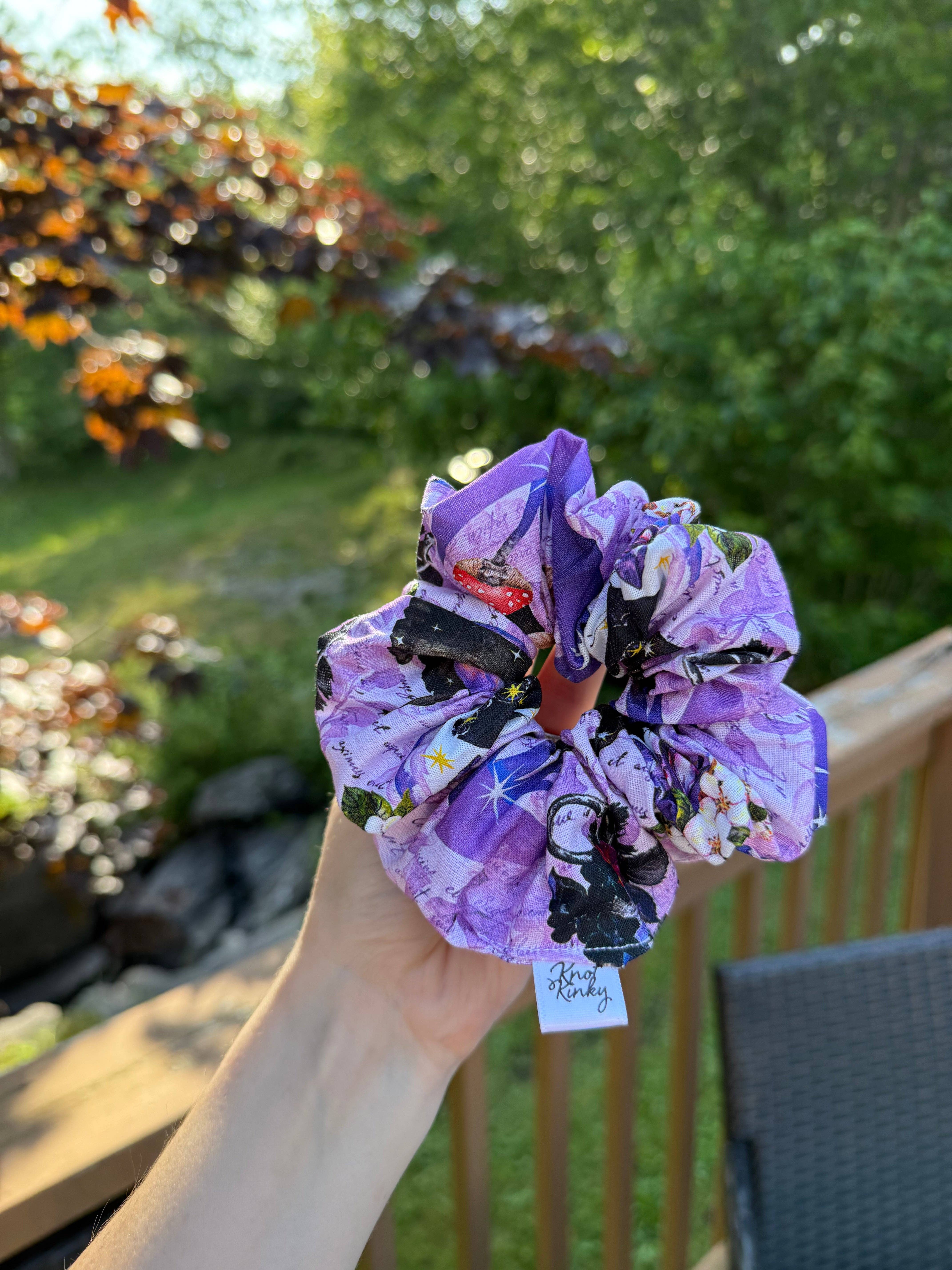 Knot Kinky HairTies - Wholesale Scrunchie - Women's - Mystic Cat💜0