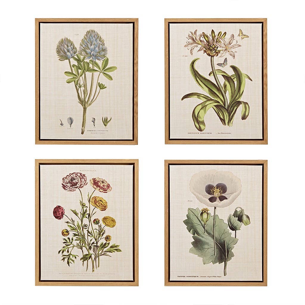 Olliix - Wholesale Gallery Wall Set - Botanical Linen Canvas Wall Art1