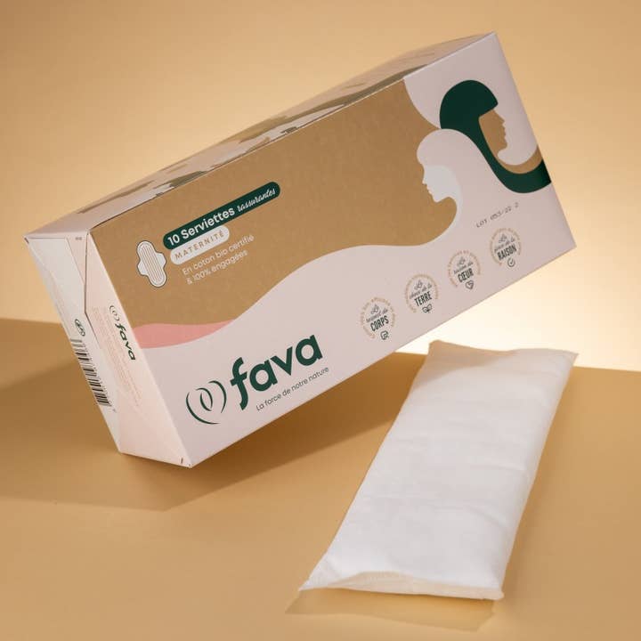 Fava - Wholesale Nursing Pillow/Pad - Maternity - Organic cotton maternity sanitary pads2