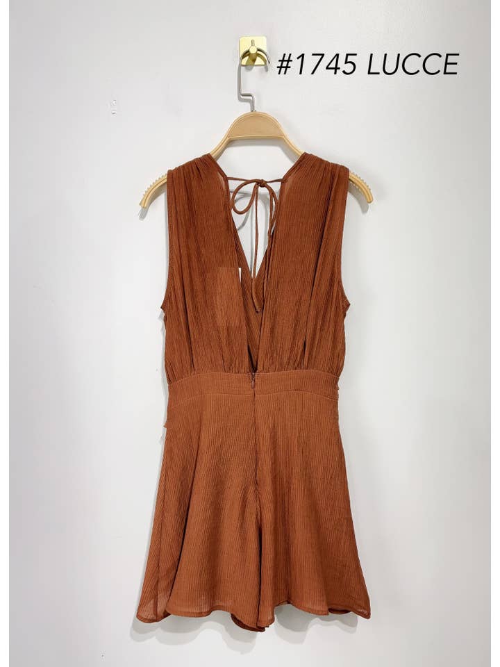 LUCCE - Wholesale Onesie - Women's - Pleated playsuit - 17452