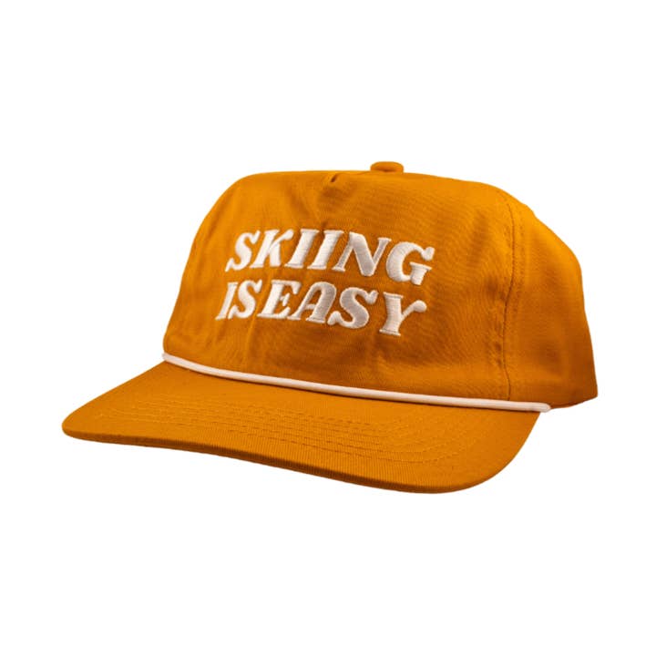 "SKIING IS EASY" | HAT (RUST) for wholesale by SKIING IS EASY