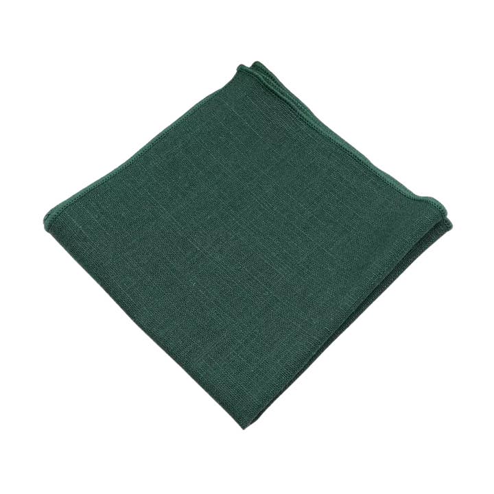 Fazzoletto da taschino verde solido Hudson Hunter per la vendita all'ingrosso da parte di Tie Mood