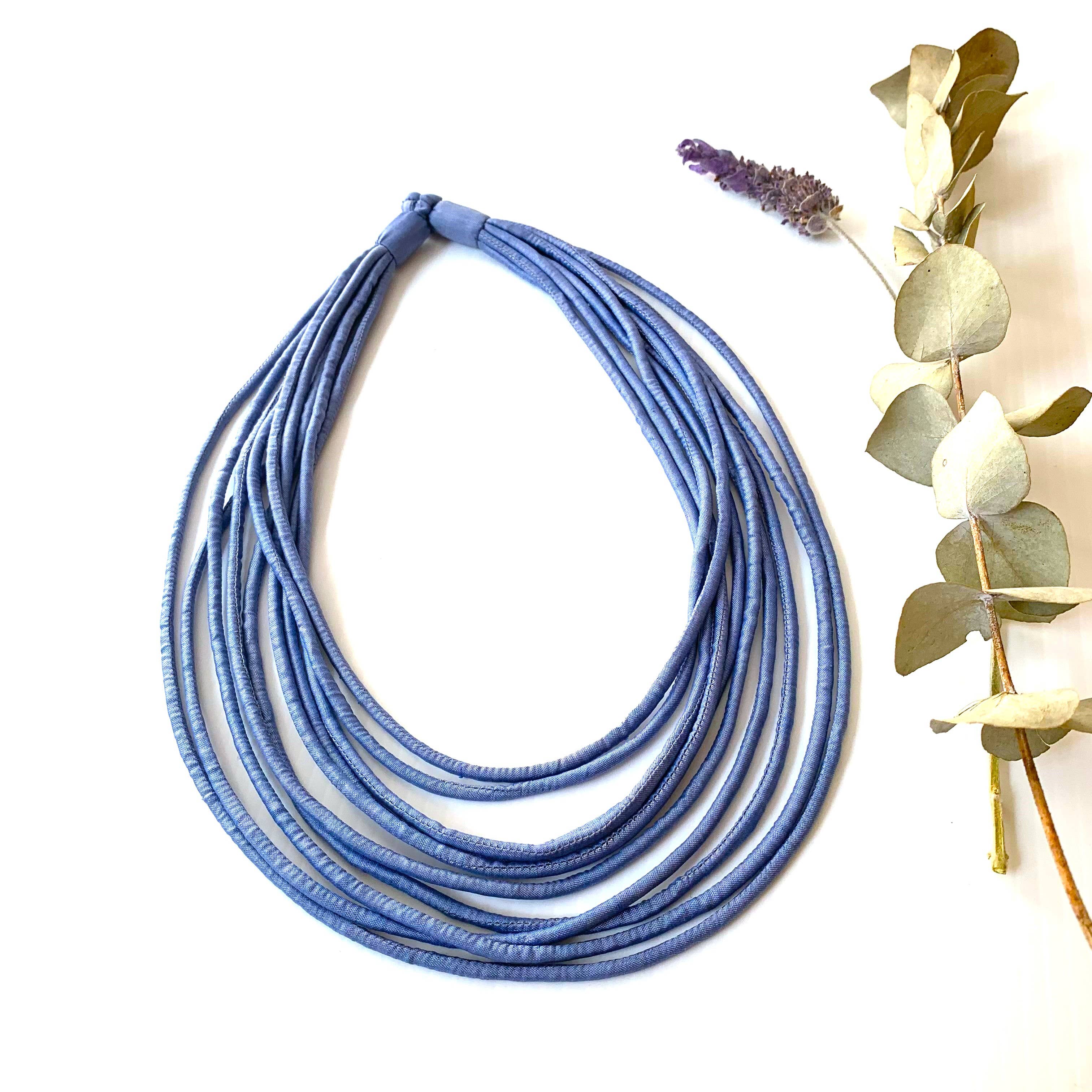 Sophie Silks - Wholesale Woven Necklace - Multi Strands Boho Necklace23