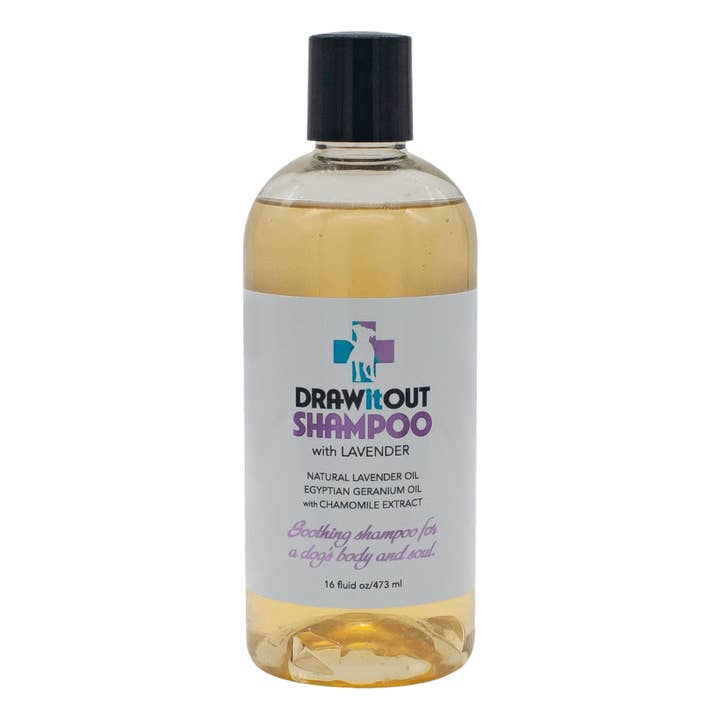 Wholesale Draw It Out Soothing Dog Shampoo with Lavender 16oz for wholesale by Draw it Out Horse Health Care Solutions