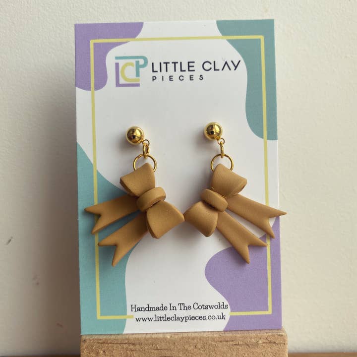 Soft Statement Bows (Butternut Squash) for wholesale by Little Clay Pieces