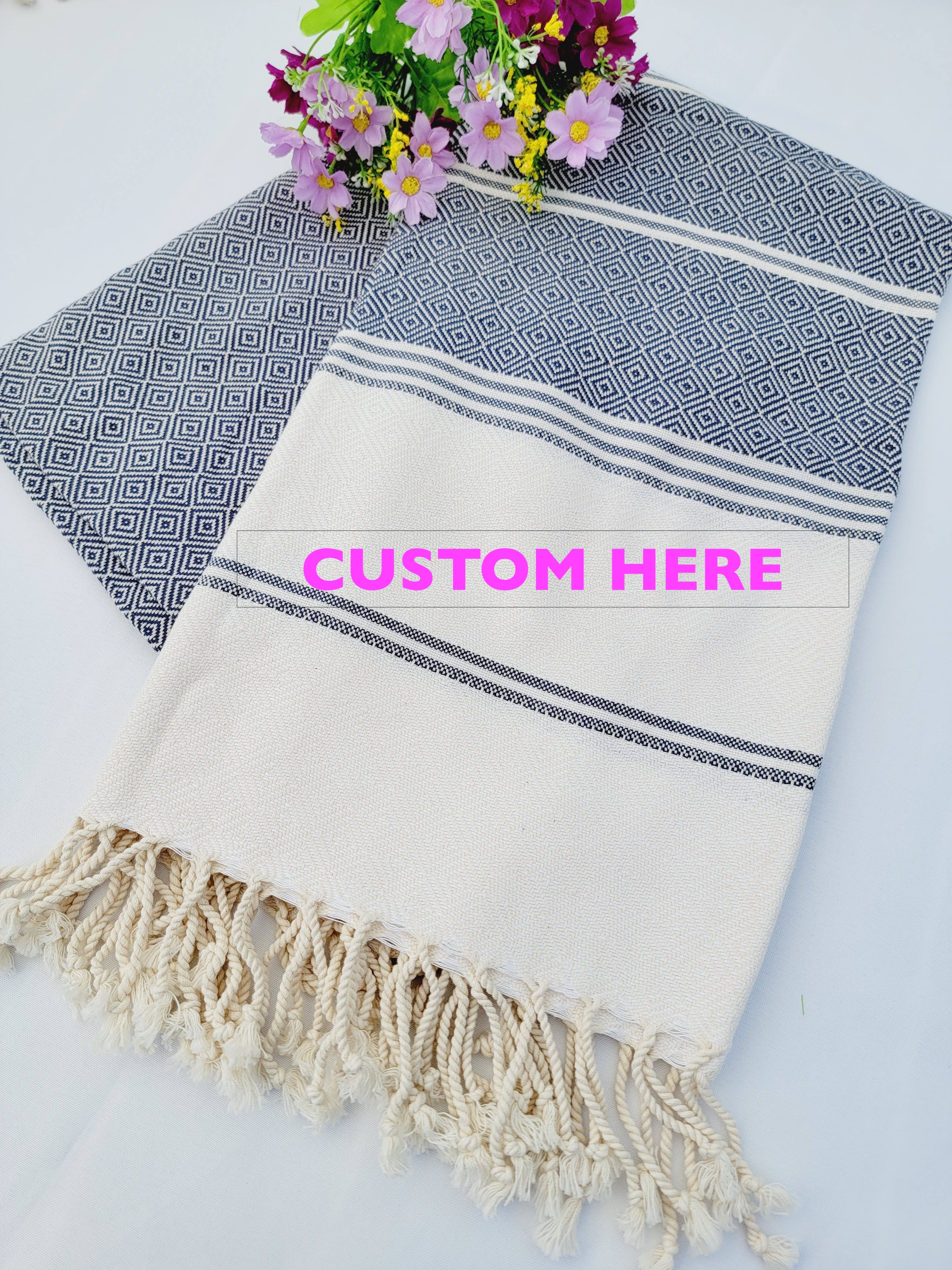 EBRU Home - Wholesale Beach towel - 10 Beach Towel set, Assorted sand free Towel - Customized 4