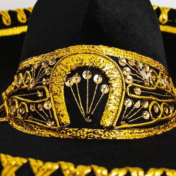 FESTMEX – wholesale Costume – Unisex – Authentic Adult Mexican Sombrero Mariachi Charro Hat, Premium Mexican Hat for Costume Parties, 5 de Mayo, 16 de Septiembre6