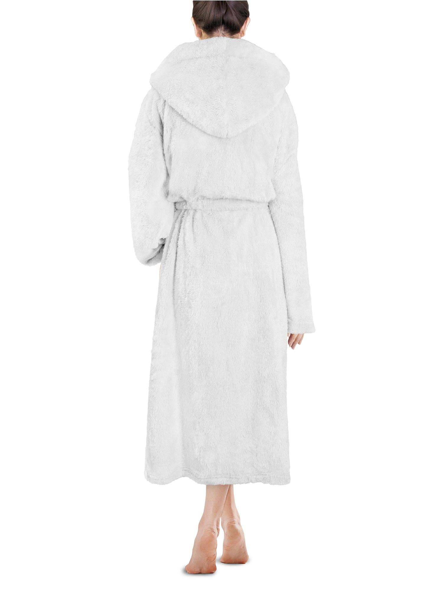 Pavilia - Wholesale Robe - Women's - Women's Sherpa Fluffy Robe with Hood60