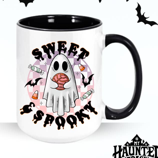 Sweet & Spooky Mug for wholesale by MyHauntedSpace