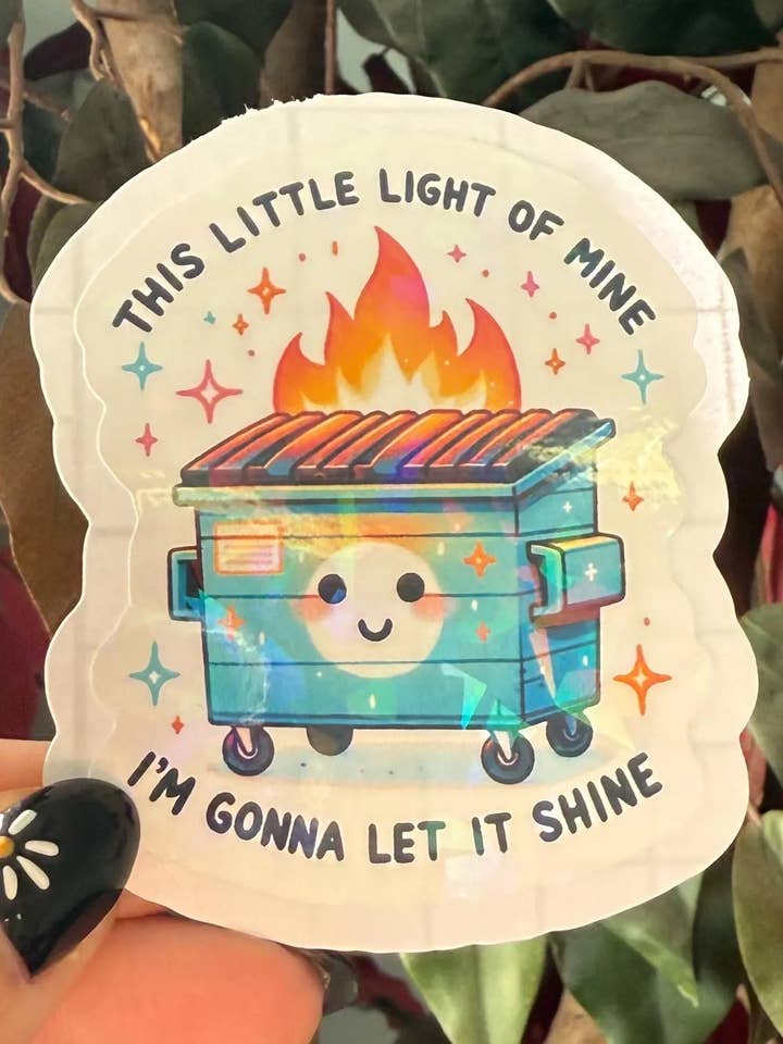 This Little Light Of Mine Sticker for wholesale by Ink Witch Studio