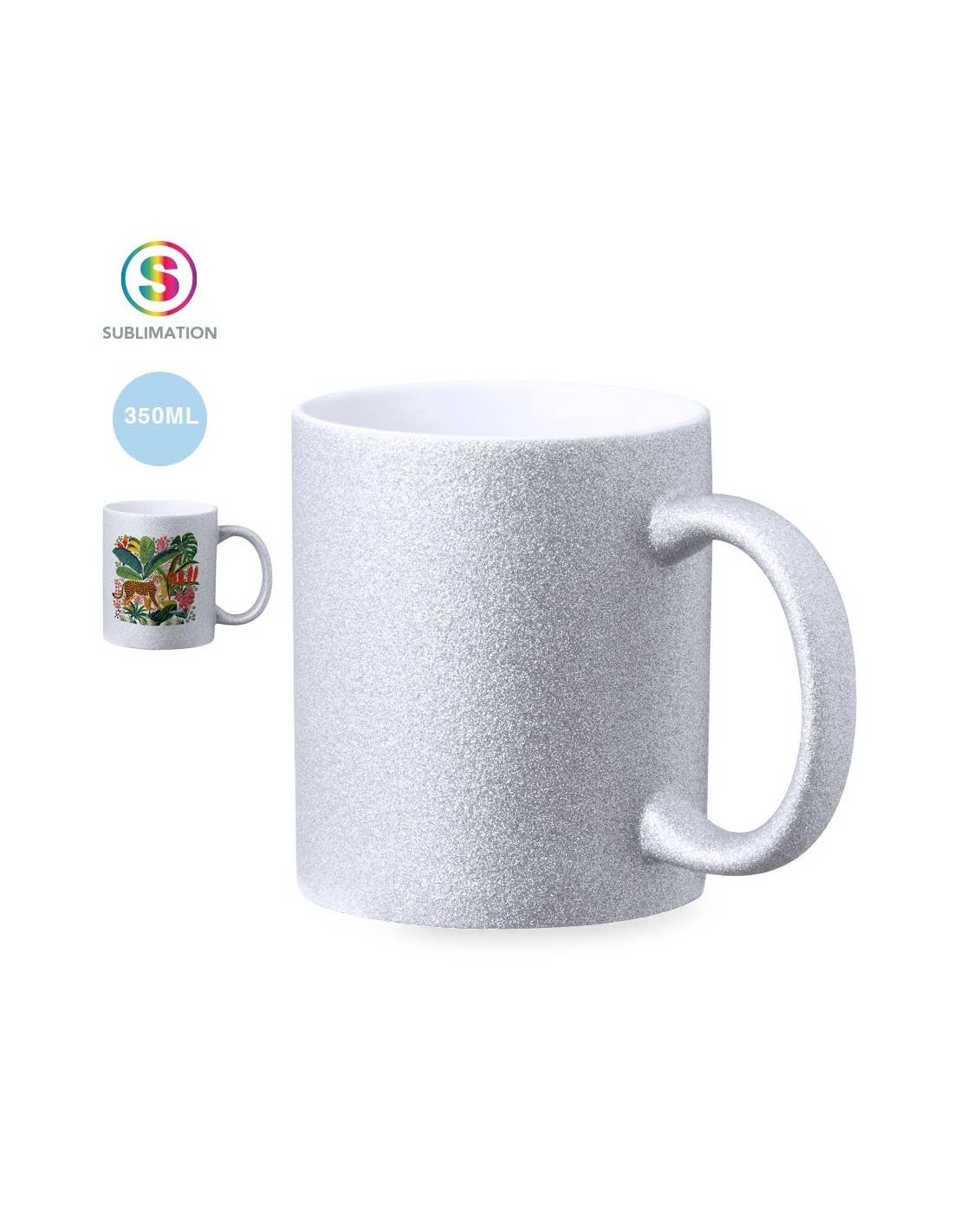 STAR WAY, S.L. - Wholesale Coffee Mug - Glitter sublimation mug3