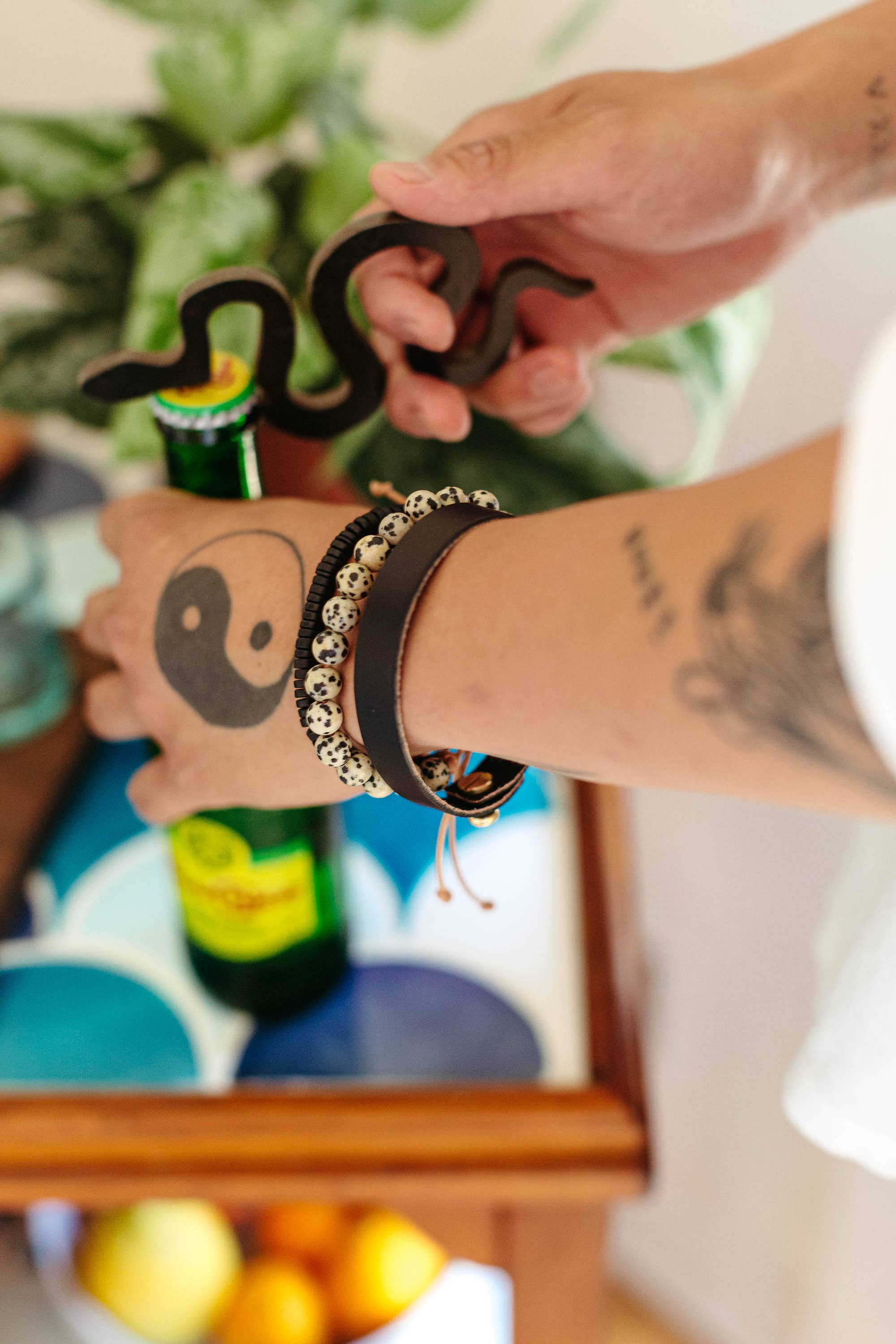 Son of a Sailor – Saca-rolhas por atacado – Abridor de garrafas Sidewinder/Steel Southwest Snake Pop-top4