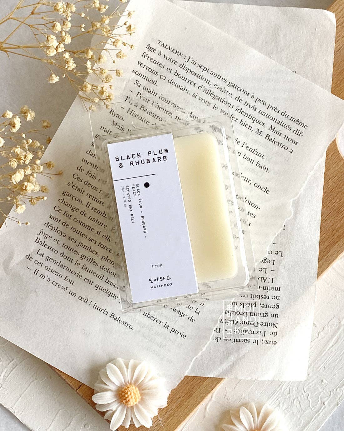 MOI AND KO – Cera sólida por atacado – Cera aromática de ameixa preta e ruibarbo5