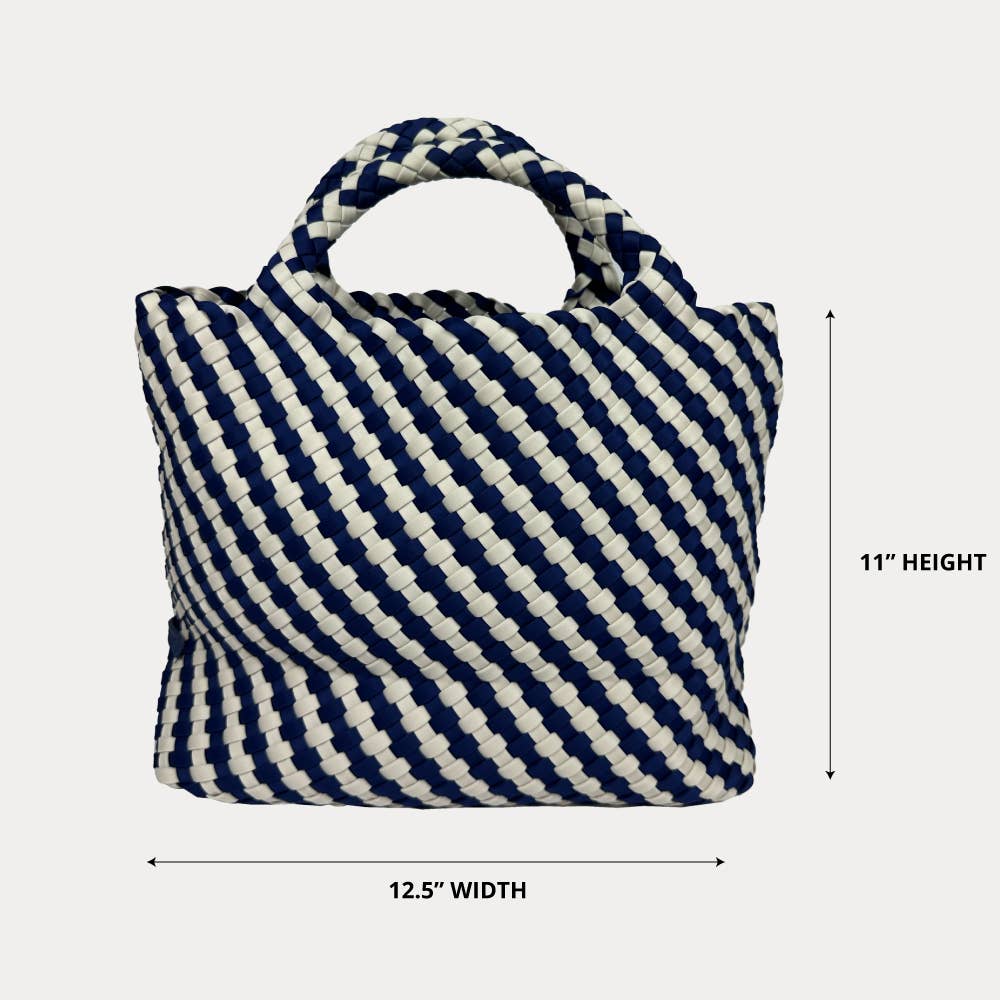 AHDORNED – wholesale Tote bag – Women's – Lily Woven Neoprene Tote with Pouch12