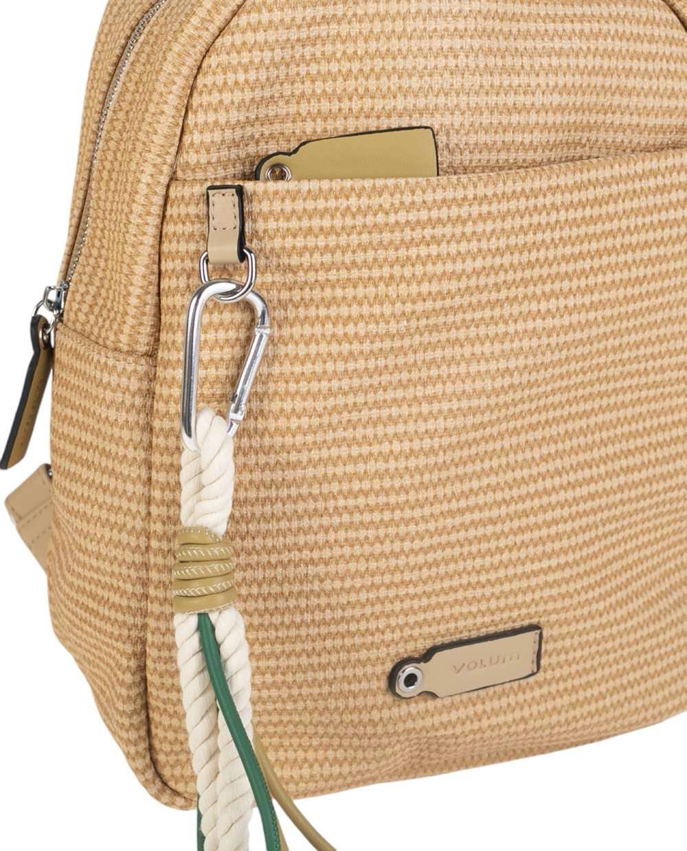 Volum Bags - Wholesale Top Handle Bag - Women's - URBAN ACHIOTE BACKPACK SYNTHETIC LEATHER CAMEL1