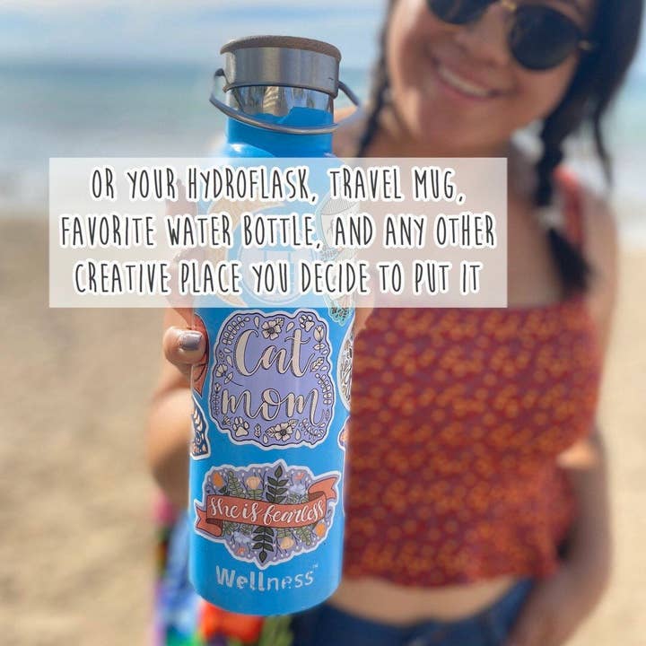 Michaela K Creations - Wholesale Sticker - Blunt sticker |420 Sticker | Stickers for Hydroflask |Flower