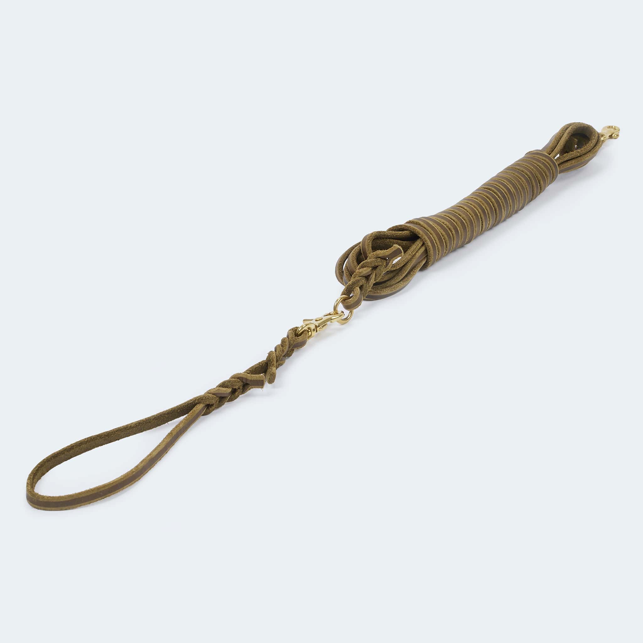 ​​Leopold's Finest for dogs - Wholesale Pet Leash - Dog - Rounded leather tracking leash 5m18