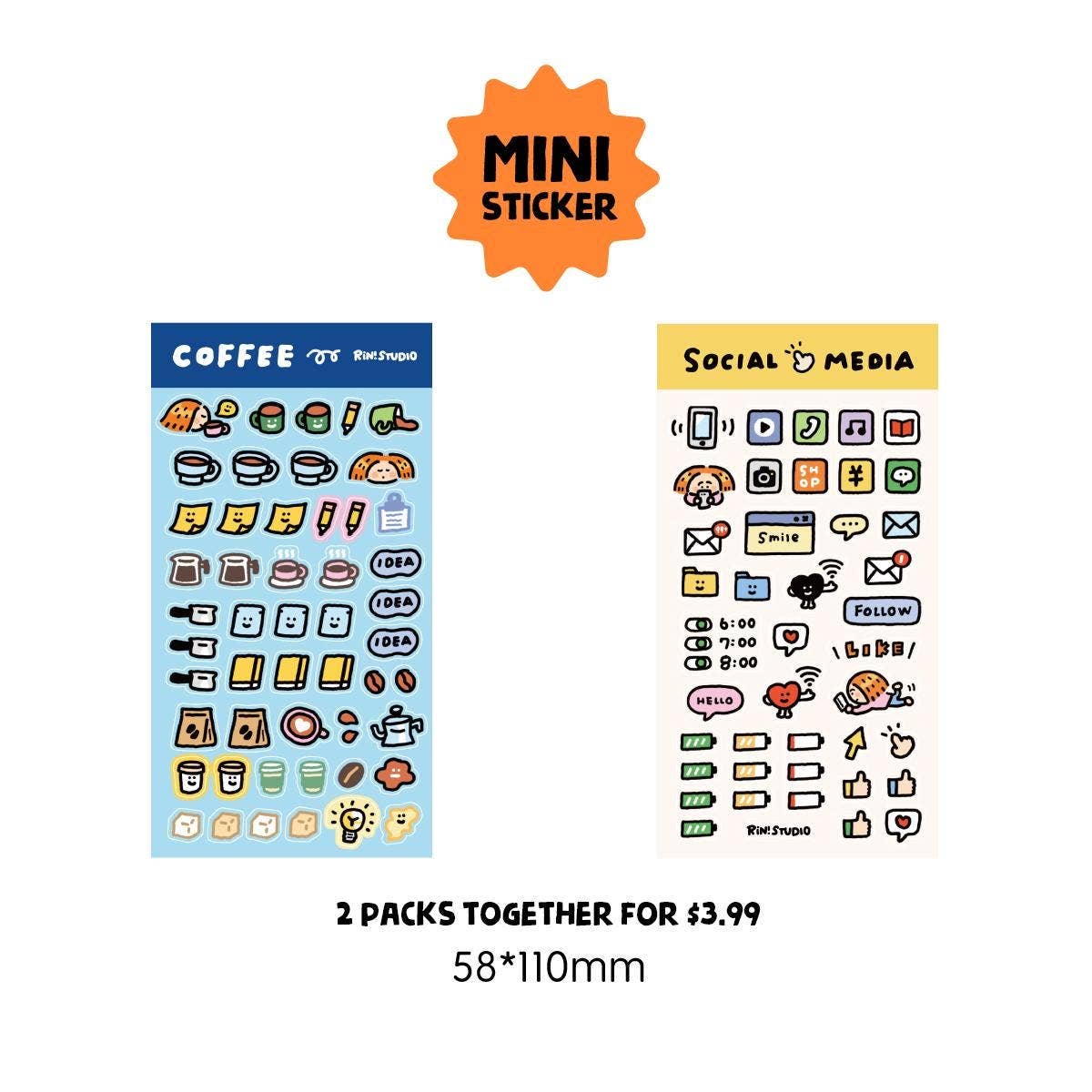 RiN! Studio US - Wholesale Notebook - A7/M5 Ring Binder Notebook: Craft Paper Journal Organizer9