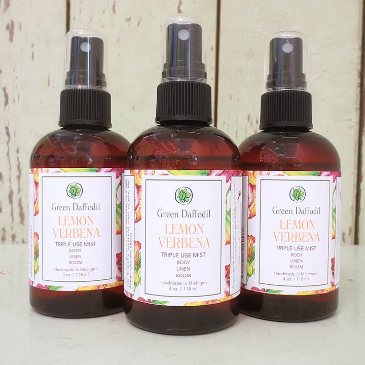 Lemon Verbena Room Mist for wholesale by Green Daffodil Bath & Body