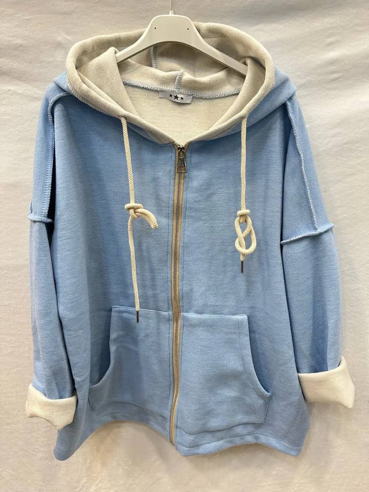 Mimi & Gogo - Vente Sweat à capuche – femme - Gilet À Capuche Avec Zip @7463_GiZipEpais
7