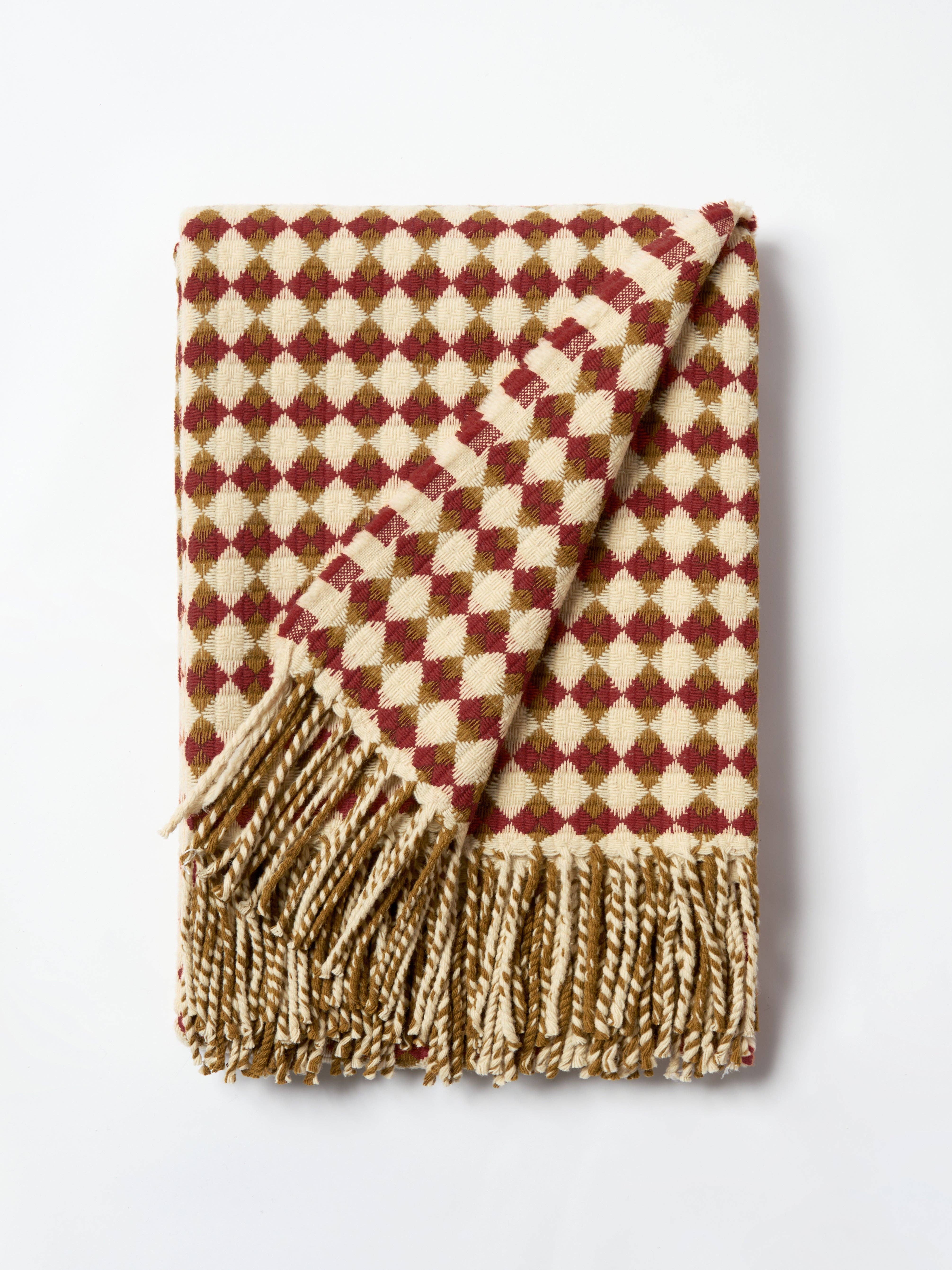 Burel Factory - Wholesale Throw Blanket - Bicolor Tile Manta0