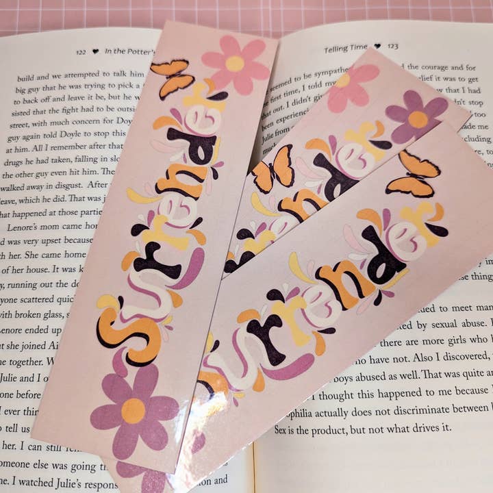 Surrender 2024 Handmade Bookmark for wholesale by Made in His image