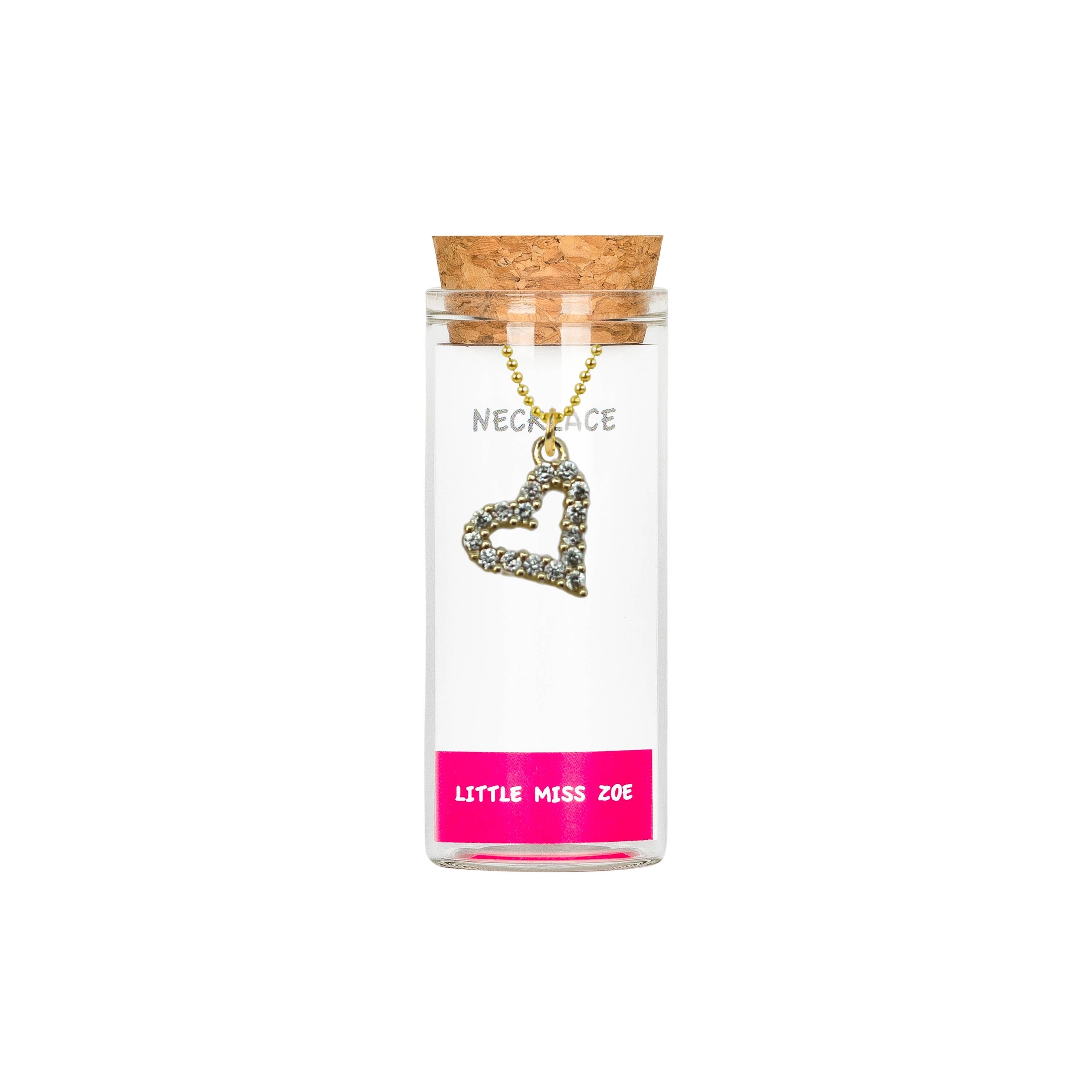 Little Miss Zoe - Wholesale Kids Necklace - Kids - Kids Charm Necklace in a glass bottle47