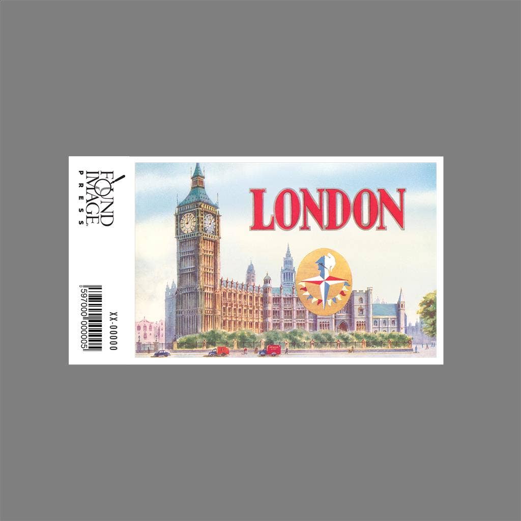 Found Image Press - Wholesale Sticker - Sticker EN-380 Big Ben, London1
