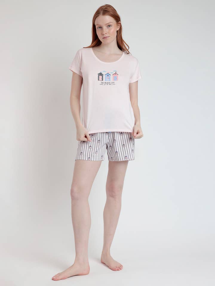 ADMAS Pigiama Manica Caduta Beach Life per Donna per la vendita all'ingrosso da parte di ADMAS